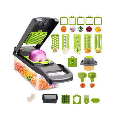 Ferramentas de cozinha verde/cinzento Cortador de legumes multifuncional para 2023