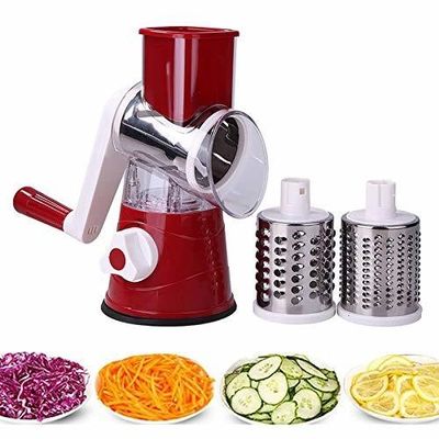 Atualize a sua cozinha com este Grateador de Queijo Rotativo Manual Round Tumbling Box Shredder