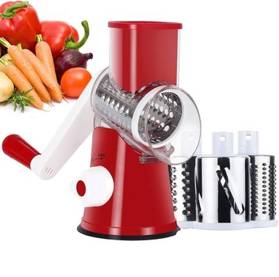 Atualize a sua cozinha com este Grateador de Queijo Rotativo Manual Round Tumbling Box Shredder