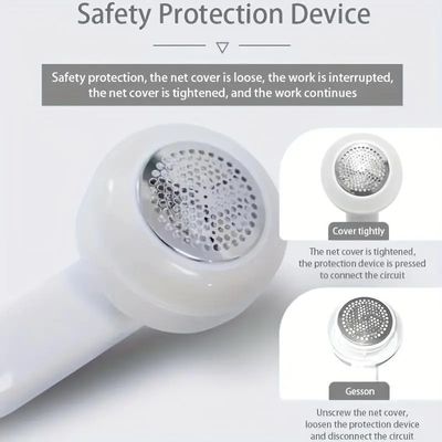 Máquina de barbear de tecido portátil recarregável USB para camisolas Trimmer roupas