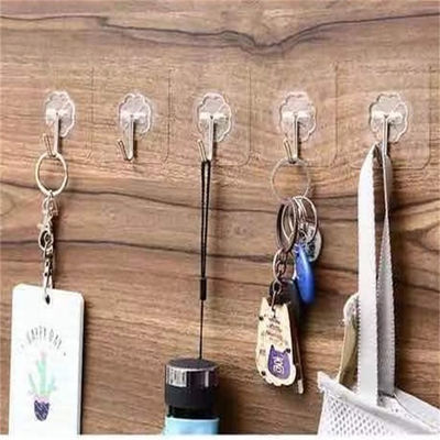 Gancho de porta de sucção de padrão sólido para organização de parede robusta e confiável