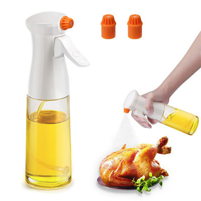 Logotipo personalizado 200 ml de frasco de vidro de óleo spray de qualidade alimentar para cozinha Dispensador de azeite