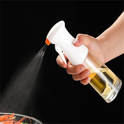 Logotipo personalizado 200 ml de frasco de vidro de óleo spray de qualidade alimentar para cozinha Dispensador de azeite