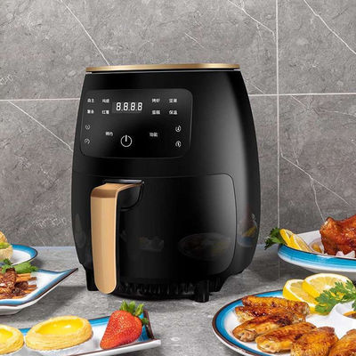 Fritadora elétrica digital de ar profundo para cozinhar frango saudável 6L a tensão V 111V-240V
