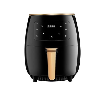 Função com indicador de luz 4.5L 6L Superfície de cozinha antiaderente Fritadora a ar sem óleo