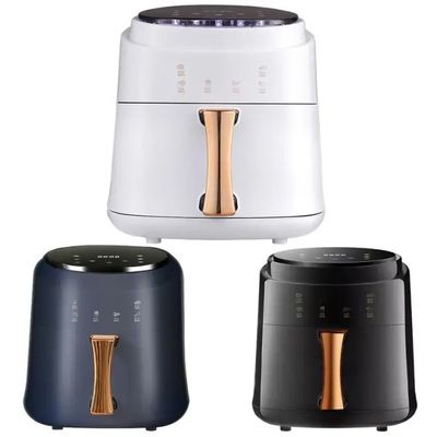 6L 3L tela sensível ao toque Fritadora de ar duplo Fritadora de ar elétrica Fritadora de fundo Forno Smart Rack Sem óleo Fritadora de ar de plástico
