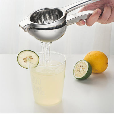 340G Limão Citrus Press Juicer com construção de aço inoxidável e alça de silicone suave