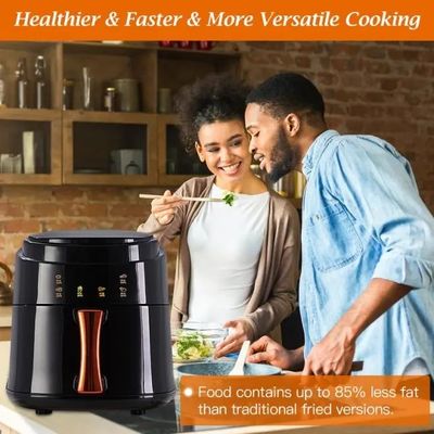 8L 1400W Smart Touch Screen Custom Oil Free Electric Deep Fryer Fritador de Ar Quente Adequado