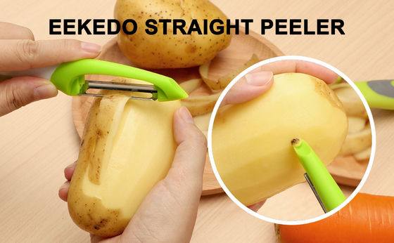 Preparação de vegetais seguros Peelers Julienne Peeler e Mandolin Slicer em 19 * 2,5 * 2cm Tamanho