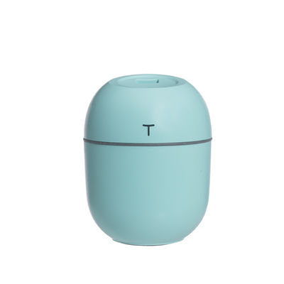 Mini Humidificador de Ar Ultrassônico Portátil com Lâmpada de Noite LED e Diffusor de Aromas Rosa
