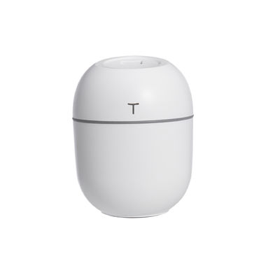 Mini Humidificador de Ar Ultrassônico Portátil com Lâmpada de Noite LED e Diffusor de Aromas Rosa