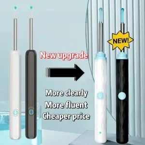 Kit de remoção de cera de ouvido para limpeza doméstica com 1296P Otoscope Ear Cleaner Camera e Light