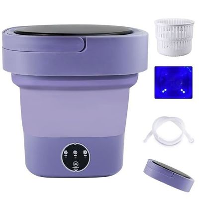 Máquina de lavar roupa portátil para limpeza profunda de sapatos Mini-lavadora de tipo automático dobrável
