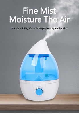 Humidificador silencioso de capacidade de 1,0-2,5 L para proteção contra a escassez de água em casa e no quarto do bebê