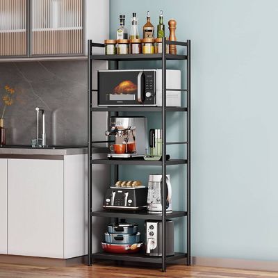 Prateleira de cozinha Organize estante de armazenamento de aço inoxidável para rotação de frutas e vegetais