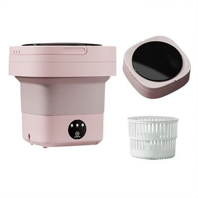 Banheira de plástico Máquina de lavar mini-plegável portátil totalmente automática para meias de roupa interior
