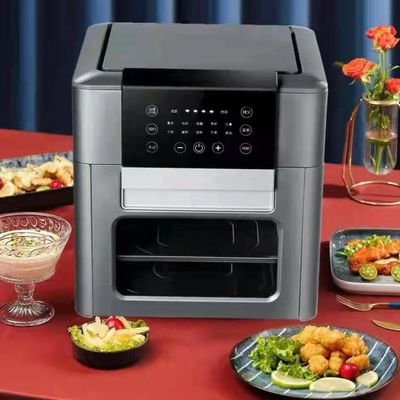 Fritadora Elétrica de Cozinha 12L 15L Fritadora Aérea Forno com Termostato de Controle Digital