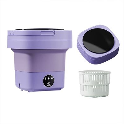 8.5L Máquina de lavar roupa de banheira dobrável elétrica totalmente automática para profissionais ocupados