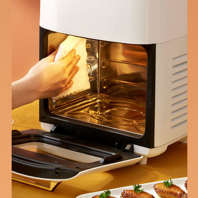 Material antiaderente PTFE 12L 15L Fritador de ar digital de potência 360o Forno manual digital