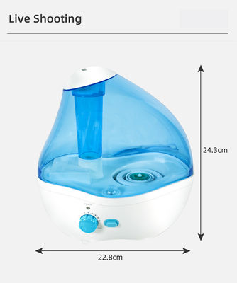 Humidificador de ar ultra-sônico silencioso de 28 dB para quartos e humidificadores de ar de névoa fria
