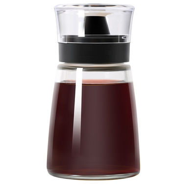 Garrafa de óleo de vidro transparente 170ml Set de frasco de spray de óleo de vinagre para utensílios de cozinha 425g