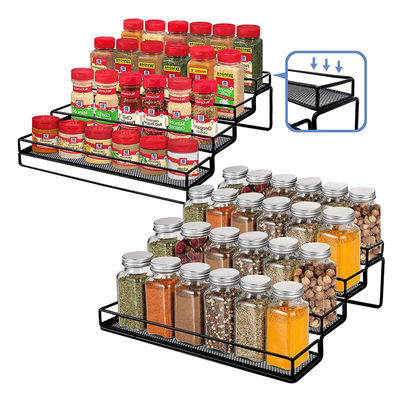28.8*15.5*29.8cm Organizador de rack de especiarias de laca para cozinha