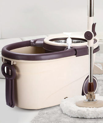Wringer de aço inoxidável 360 Spin Easy Clean Cyclone Set de esfregão e balde de limpeza de piso