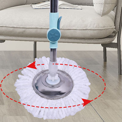Wringer de aço inoxidável 360 Spin Easy Clean Cyclone Set de esfregão e balde de limpeza de piso