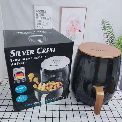 Fritadora de ar elétrica digital de pequena a grande capacidade com revestimentos de silicone personalizados OEM