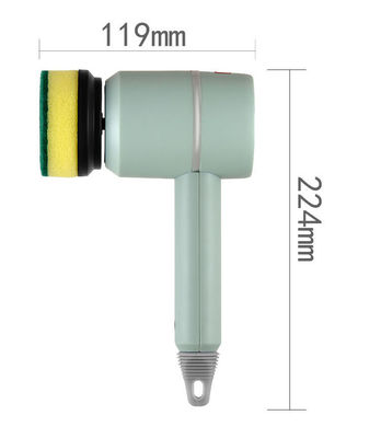 Escova de limpeza elétrica para limpeza sustentável de cozinha e banheiro USB recarregável