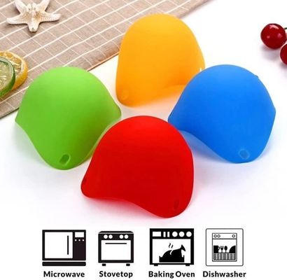 Copas de furto de ovos de silicone para microondas Pato de cozinha Amostra Amostra gratuita Ferramentas de ovos
