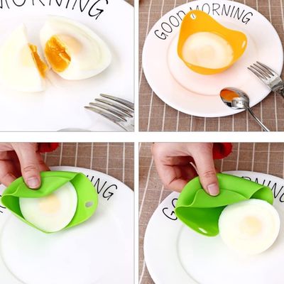 Copas de furto de ovos de silicone para microondas Pato de cozinha Amostra Amostra gratuita Ferramentas de ovos