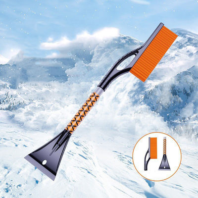 Escova de limpeza multifuncional para carro Logotipo personalizado Pava de neve raspador de gelo Escova de neve