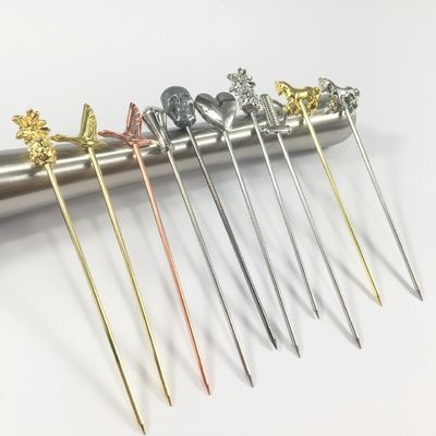 Pins de coquetel de aço inoxidável 304