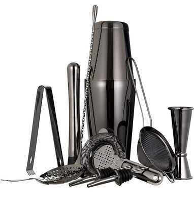 Conjunto de 11 peças de barman de design clássico, de 750 ml/600 ml para fabricação