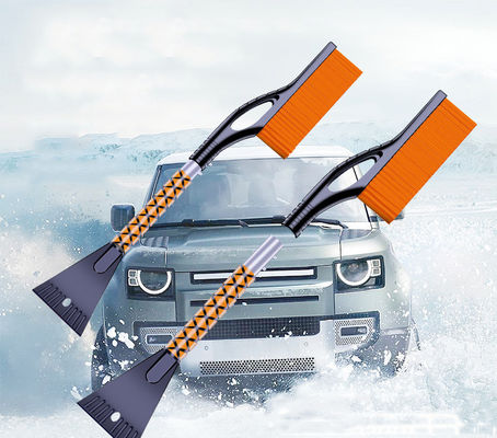 Escrava-gel de neve desmontável para janela de carro Escova com agarre de espuma e amostra de cabeça pivotante