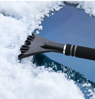 Escrava-gel de neve desmontável para janela de carro Escova com agarre de espuma e amostra de cabeça pivotante
