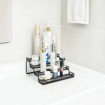 Organizador de rack de especiarias de ferro cozido de alimentos para armário 4 Tier Step Shelf Holder