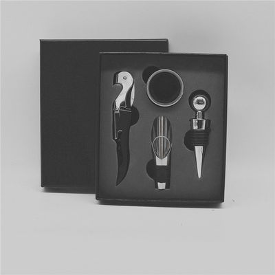 Acero inoxidável Red Seahorse Knife Gift Box Bar Tools Tipo Corkscrew Wine Opener Set