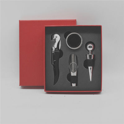 Acero inoxidável Red Seahorse Knife Gift Box Bar Tools Tipo Corkscrew Wine Opener Set