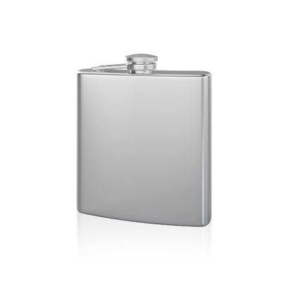 Flasca de vinho de aço inoxidável revestida de couro para homens 8 oz Flasca de anca exterior Tamanho do produto 93 * 122mm