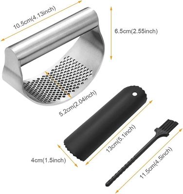 Multi Kitchen Grater 120G caixa de cores 141G alho triturador e triturador para fácil espremer