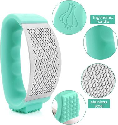 Compatível Kitchen Gadgets 11 * 5.1 * 7.2cm Food Grade Press de alho de aço inoxidável