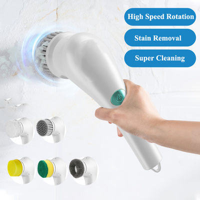Escova de banheira portátil USB aceitável OEM/ODM para limpeza de banheiros e cozinhas