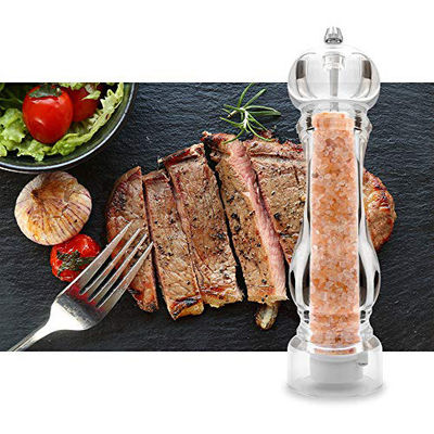 Conveniente triturador de sal e pimenta de aço inoxidável 60X221mm para profissionais ocupados