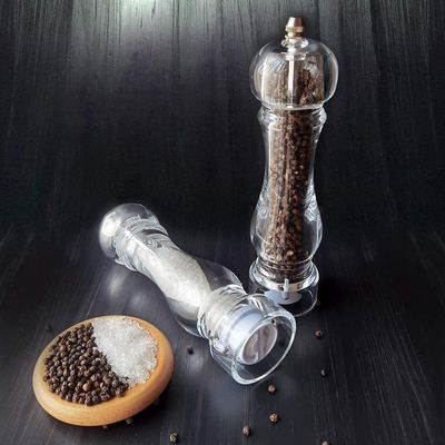 Conveniente triturador de sal e pimenta de aço inoxidável 60X221mm para profissionais ocupados