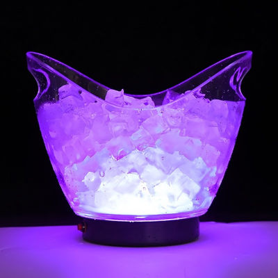 Barris de gelo Tongs Tipo grande recipiente de cerveja de plástico com alças e iluminação LED