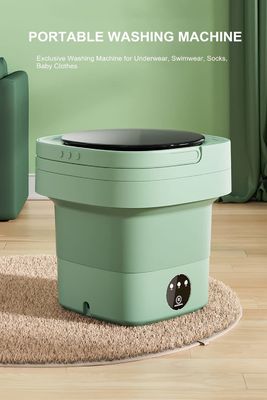 Máquina de lavar roupa de 1,8 kg e secador rotativo dobrável para espaços compactos