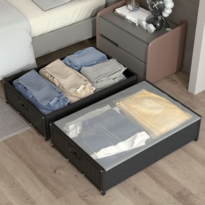 Logotipo do cliente Logotipo aceito Porta-malas de armazenamento Estantes para brinquedos e roupas debaixo da cama organização