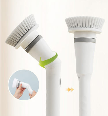Escovador de limpeza elétrico de plástico branco mais vendido para limpeza profunda
